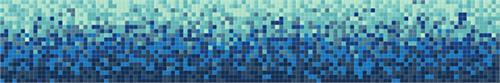 Kaleidoscope Color Shift Backsplash Tile Mosaic Gradient Design - 20 Leagues